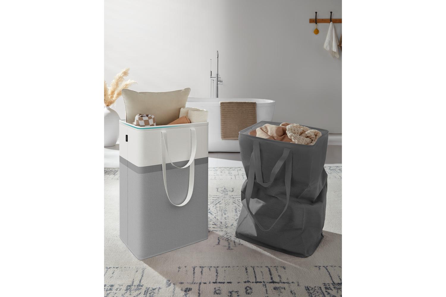Laundry Basket | Laundry Hamper | Poly-cotton Blend | 75l-3