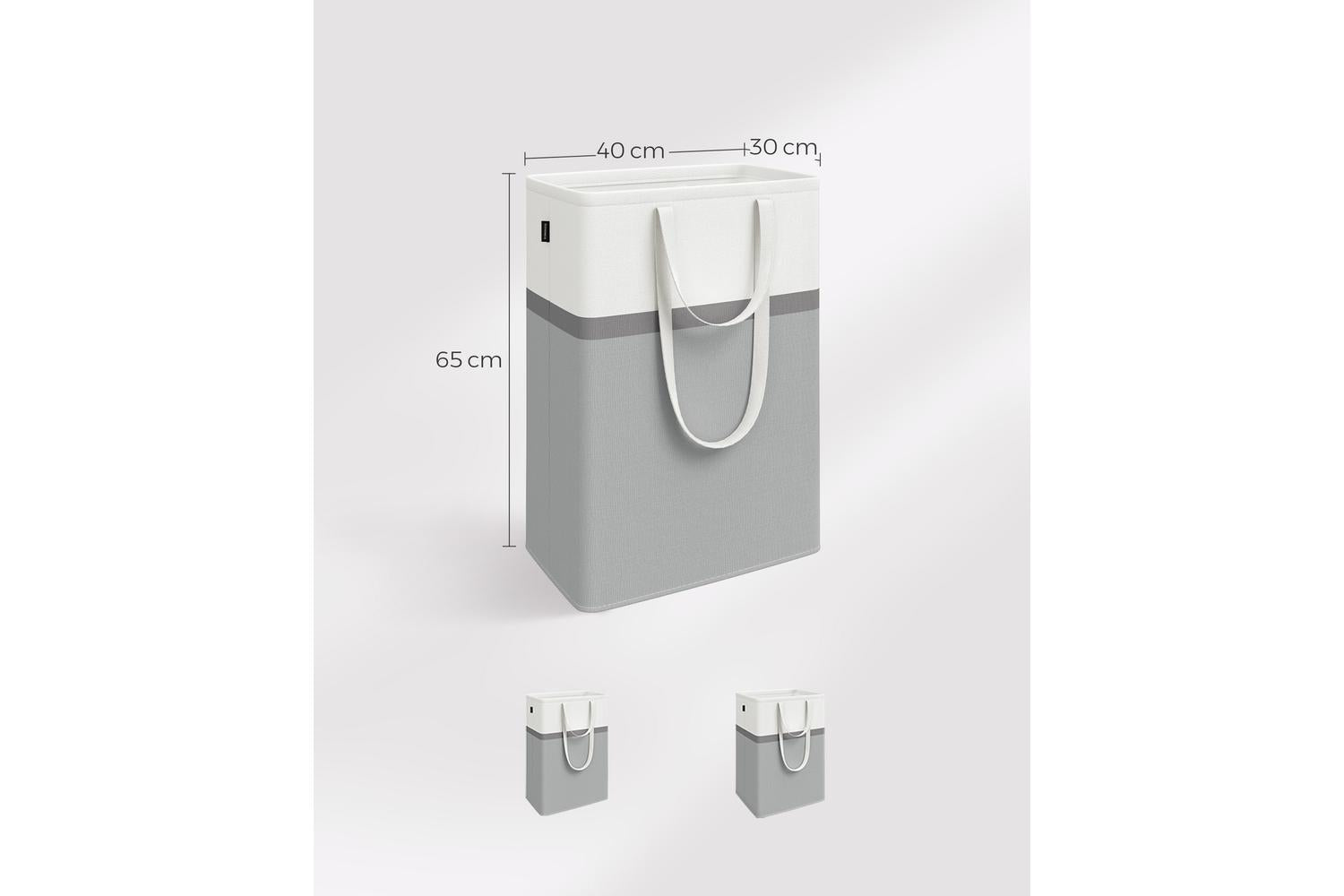 Laundry Basket | Laundry Hamper | Poly-cotton Blend | 75l-5
