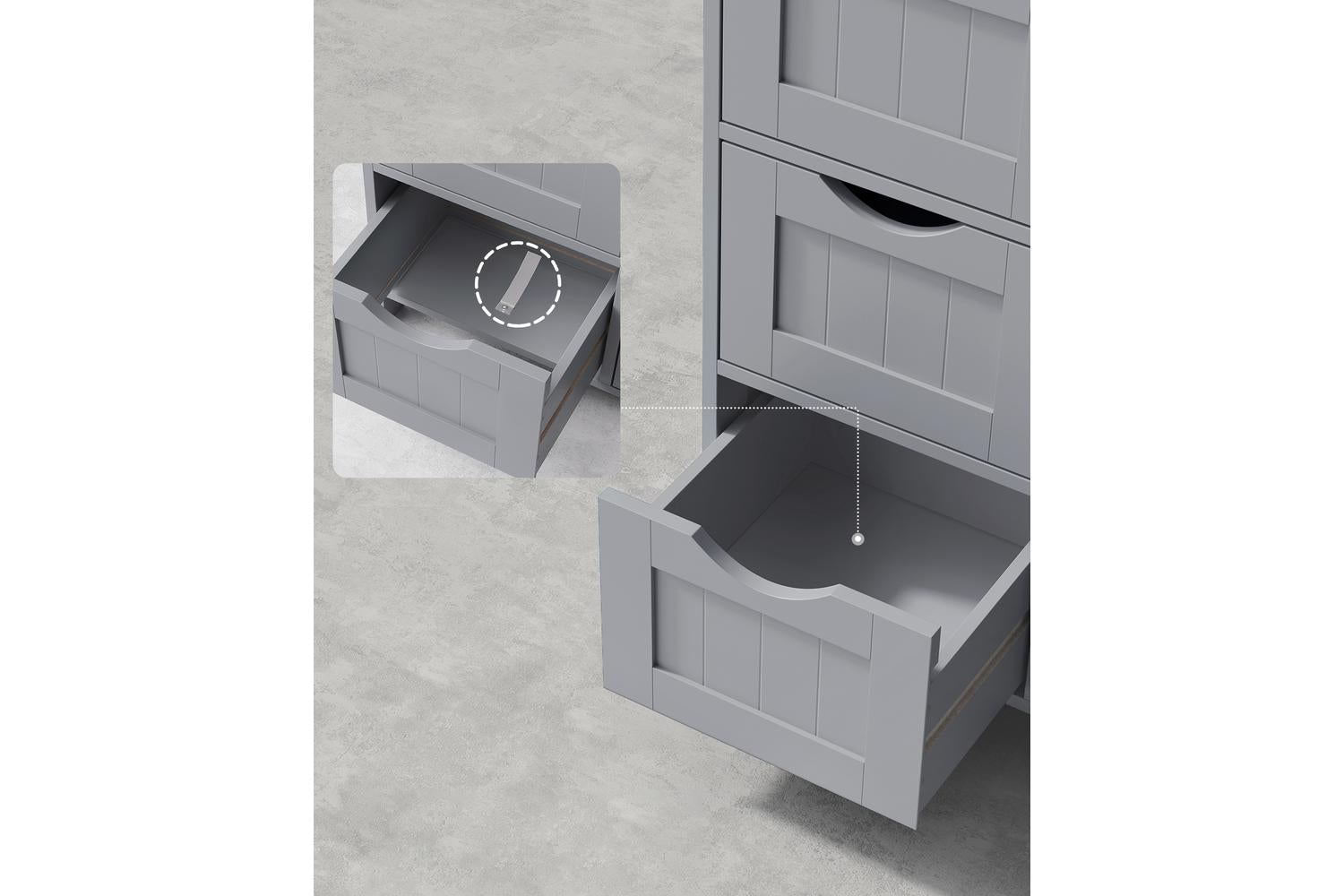 Floor Cabinet | Storage Cabinet | Mdf | 30 X 30 X 82 Cm-6