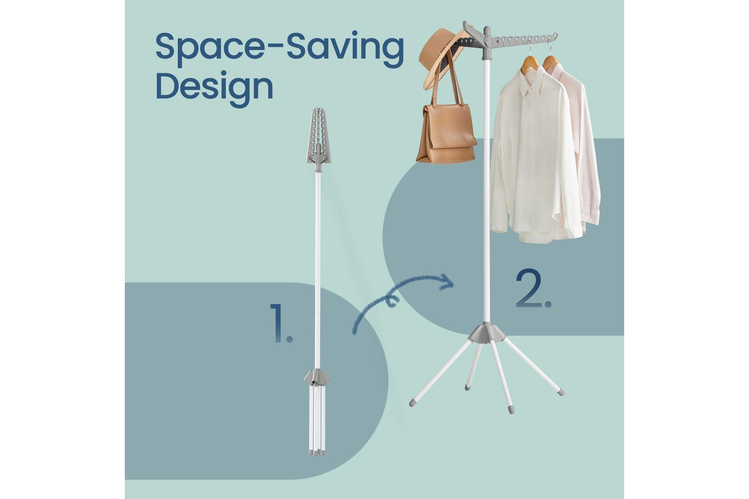 Clothes Drying Rack | Clothes Airer | Stainless Steel | Foldable-3