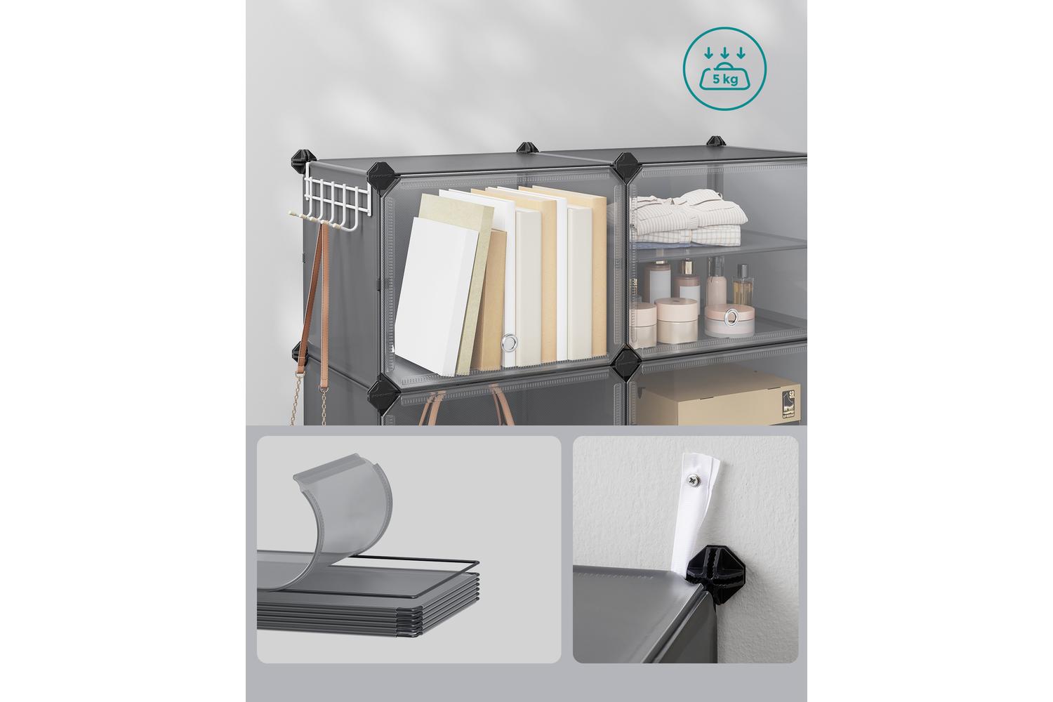 Shoe Rack | Shoe Storage Unit | Plastic And Steel | Large-6