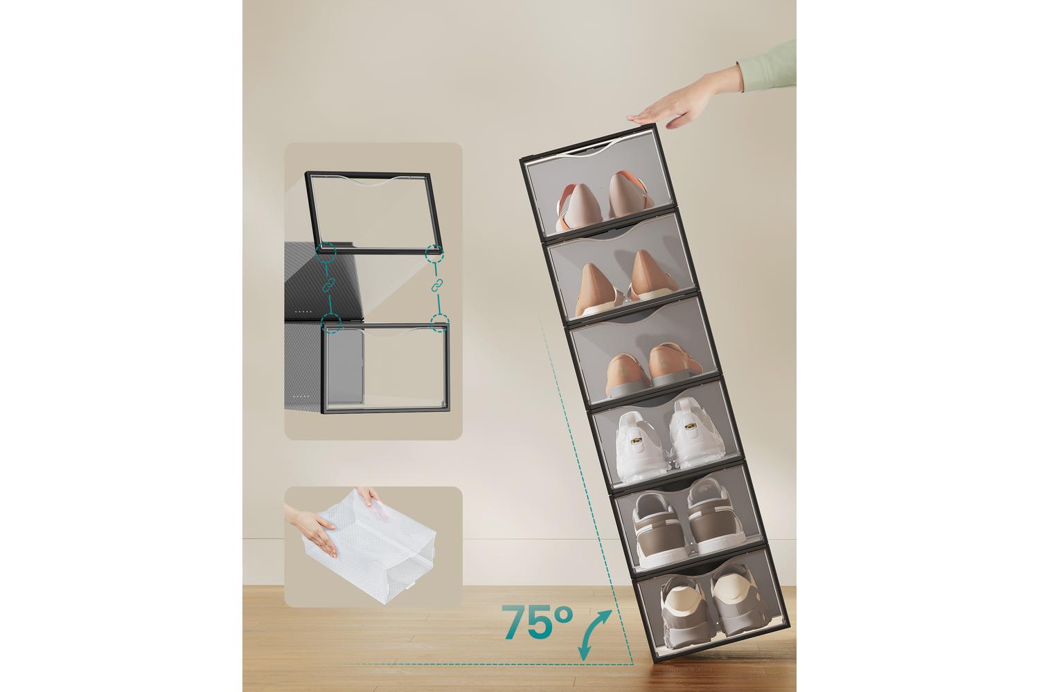 Shoe Boxes | Storage Box | Plastic | Standard Size-4