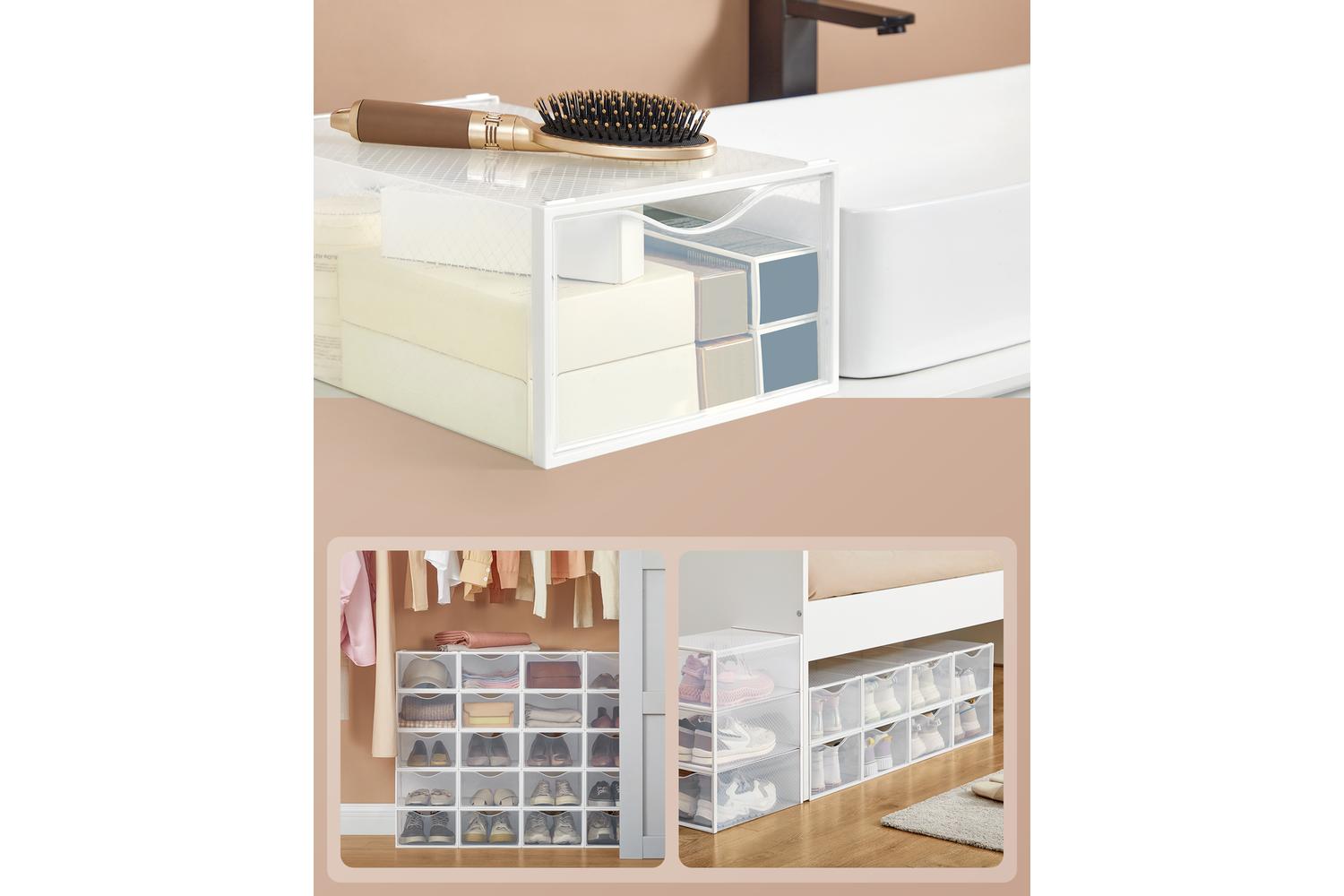 Shoe Boxes | Storage Box | Plastic | Standard Size-4