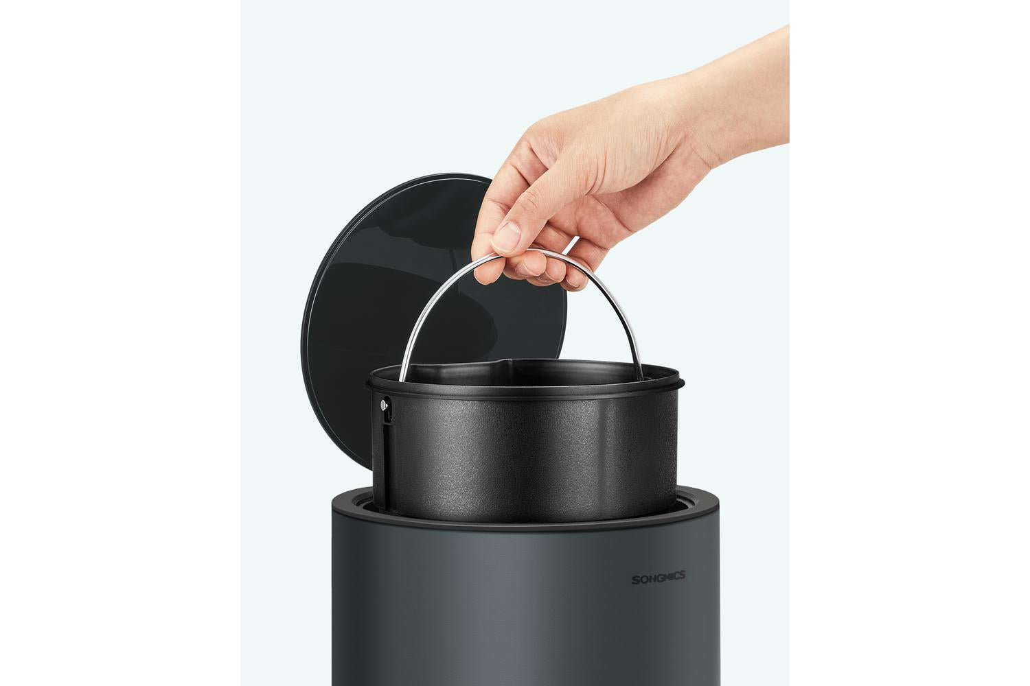 Trash Can | Cosmetic Bin | Steel | 3 Litre-4