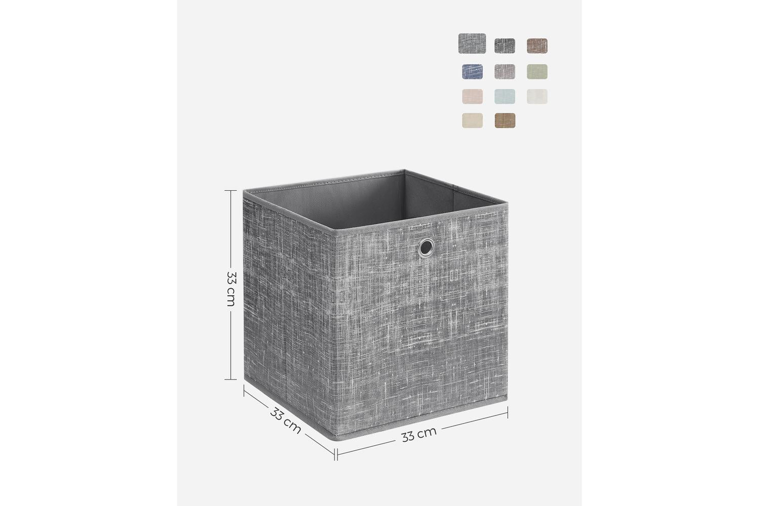 Songmics Storage Box | Fabric Cube | 33 X 33 X 33 Cm-3