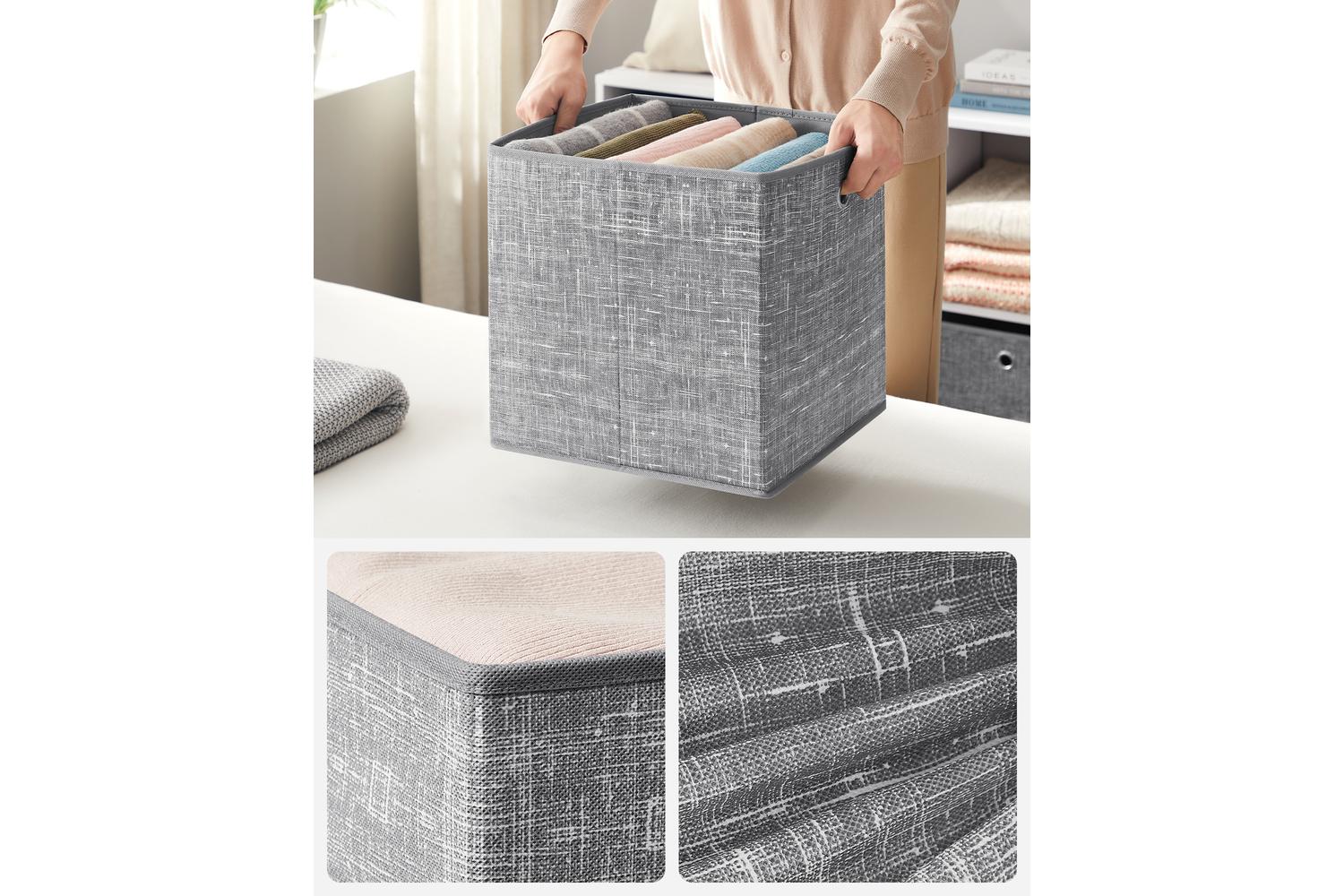 Songmics Storage Box | Fabric Cube | 33 X 33 X 33 Cm-4