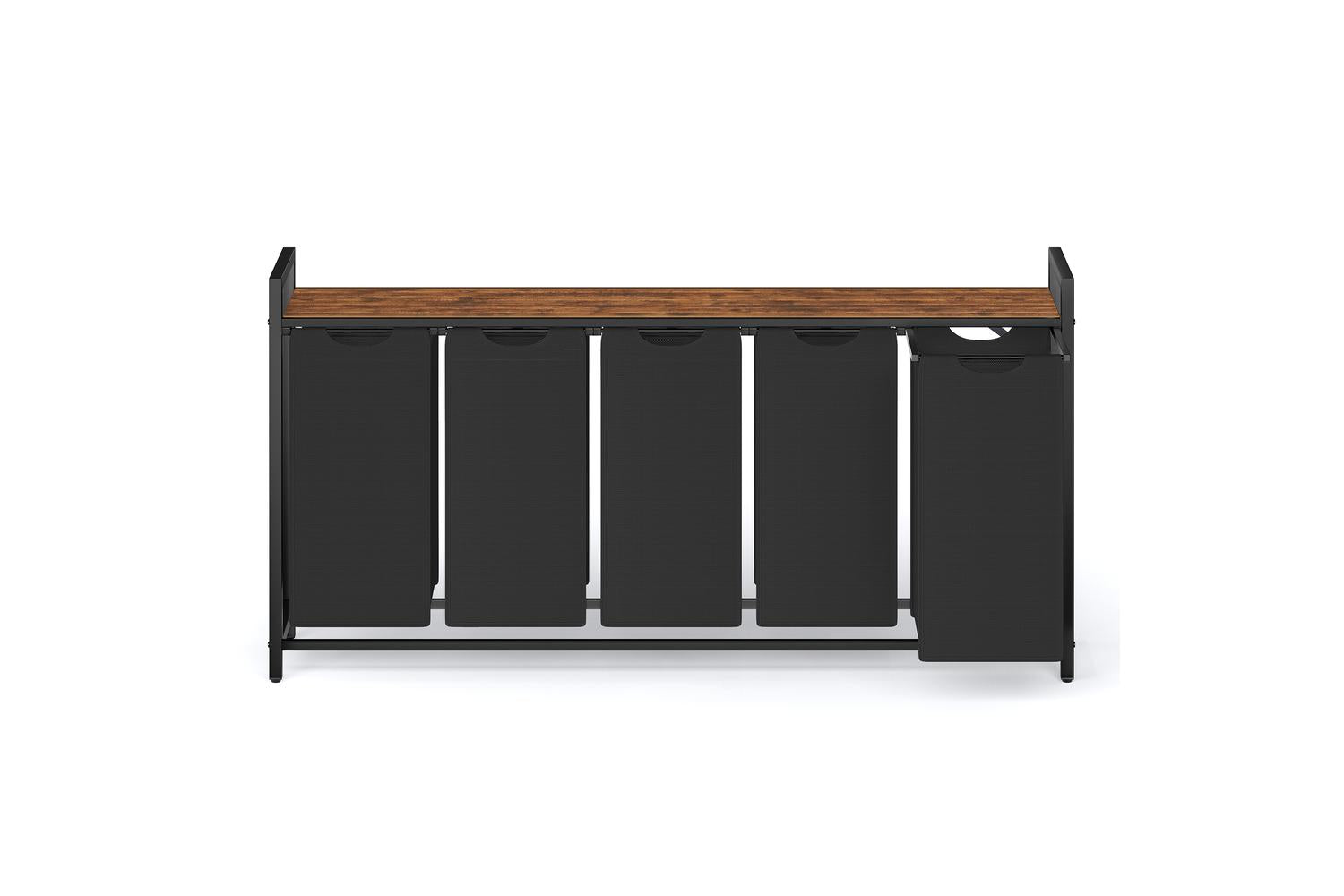 Laundry Hamper | Laundry Basket | Mdf & Steel | 143.5 X 33 X 72 Cm