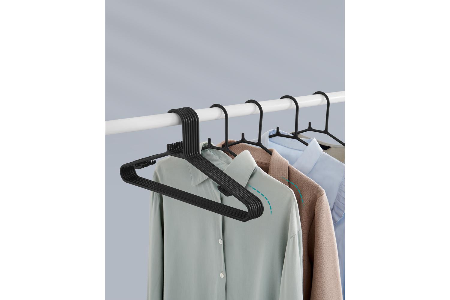 Plastic Clothes Hangers | Clothes Hangers | Plastic | 41.5 X 20.5 Cm-3