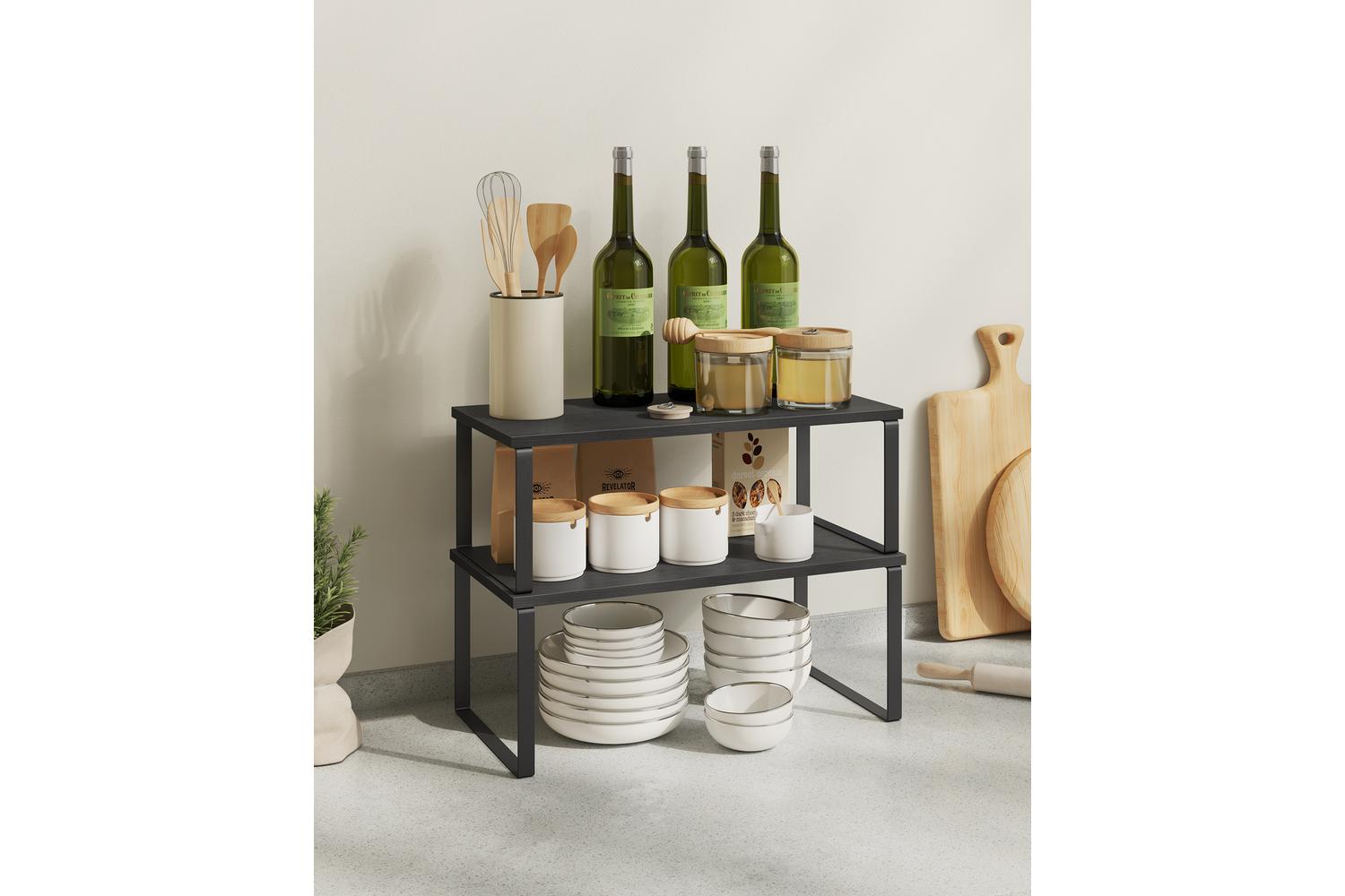 Storage Rack | Storage Shelf | Engineered Wood And Metal | Adjustable-3