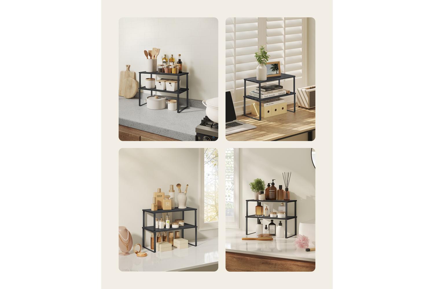 Storage Rack | Storage Shelf | Engineered Wood And Metal | Adjustable-4