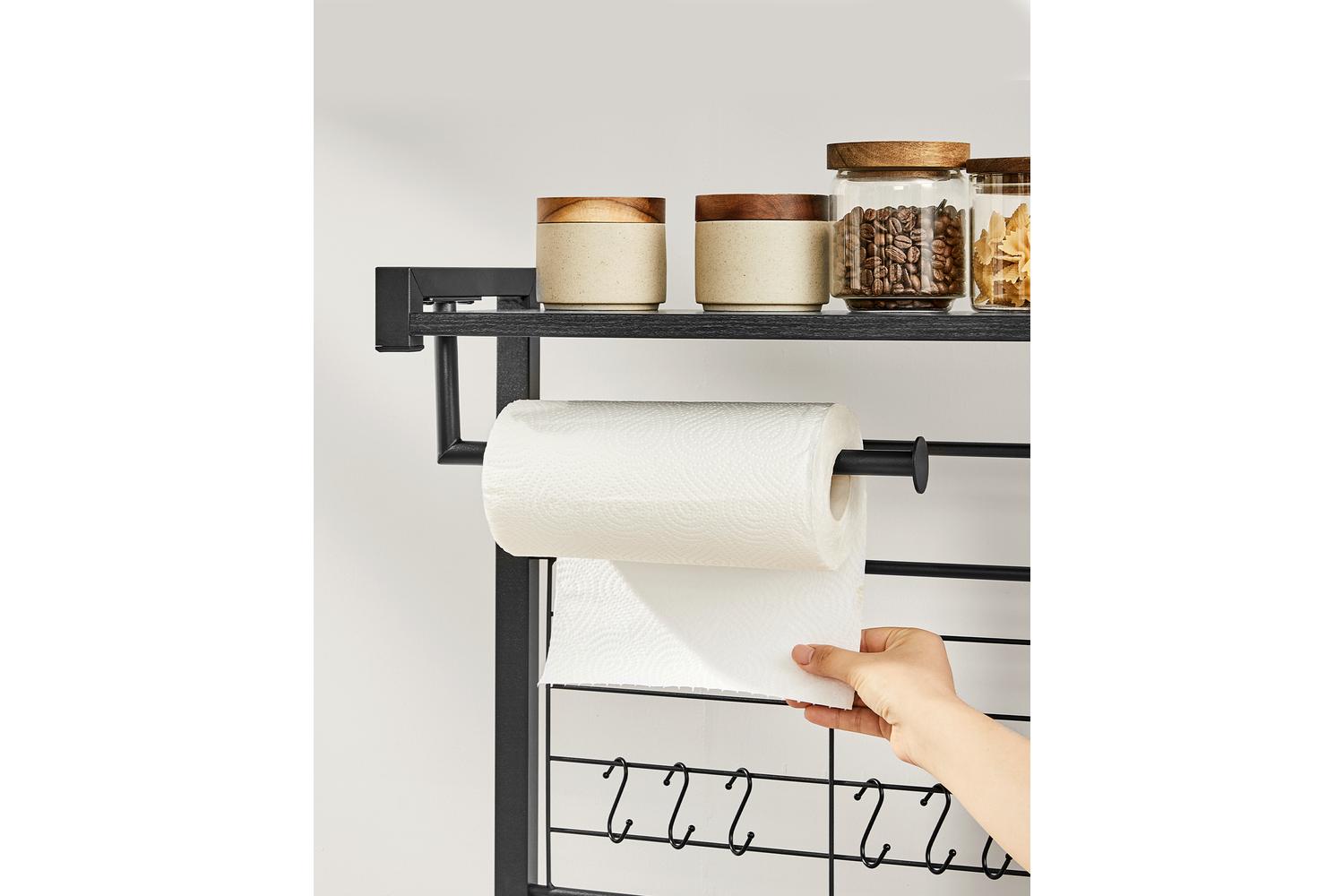 Kitchen Shelf | Kitchen Storage Shelf | Particle Board And Steel | Adjustable-6