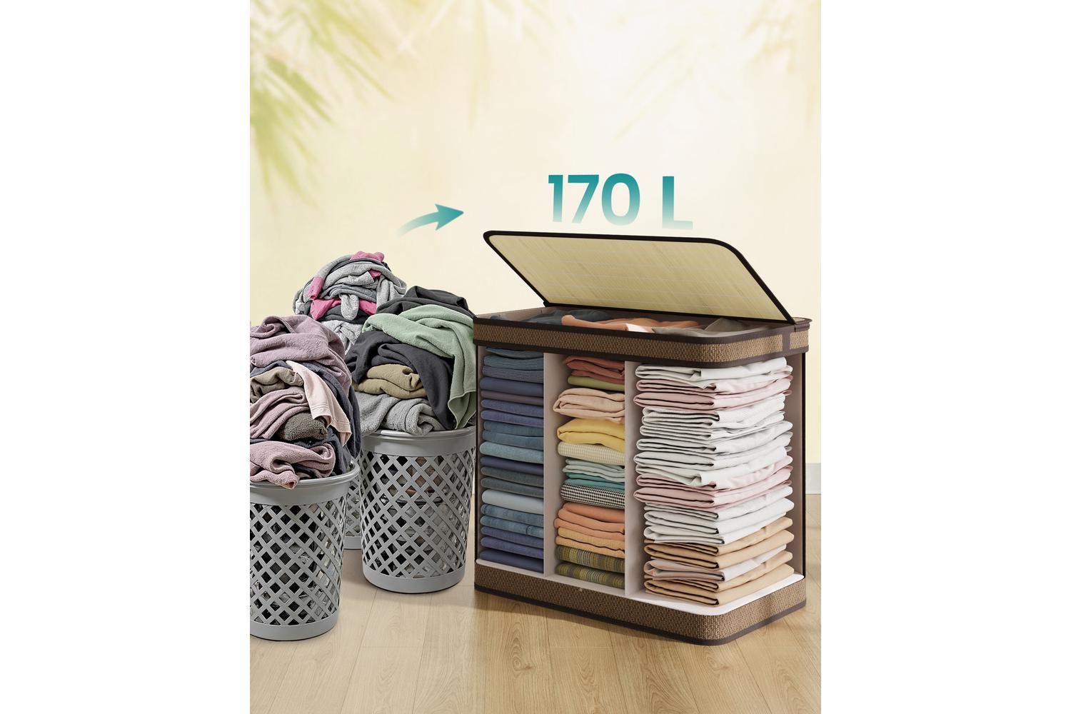 Laundry Hamper | Laundry Basket | Bamboo | Large-3