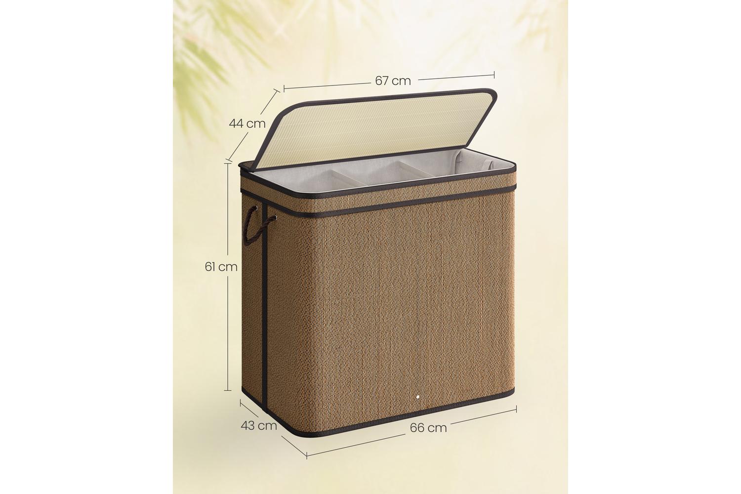 Laundry Hamper | Laundry Basket | Bamboo | Large-4