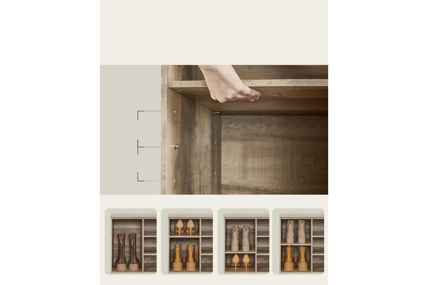 Shoe Bench | Storage Bench | Particle Board | Standard Size-2