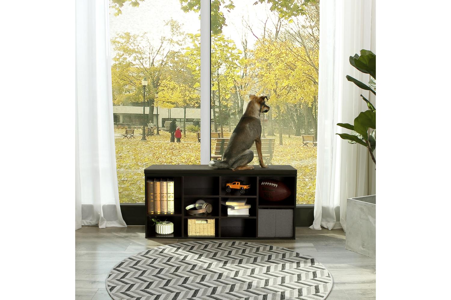 Shoe Bench | Storage Bench | Particleboard | 104 X 30 X 48 Cm-3
