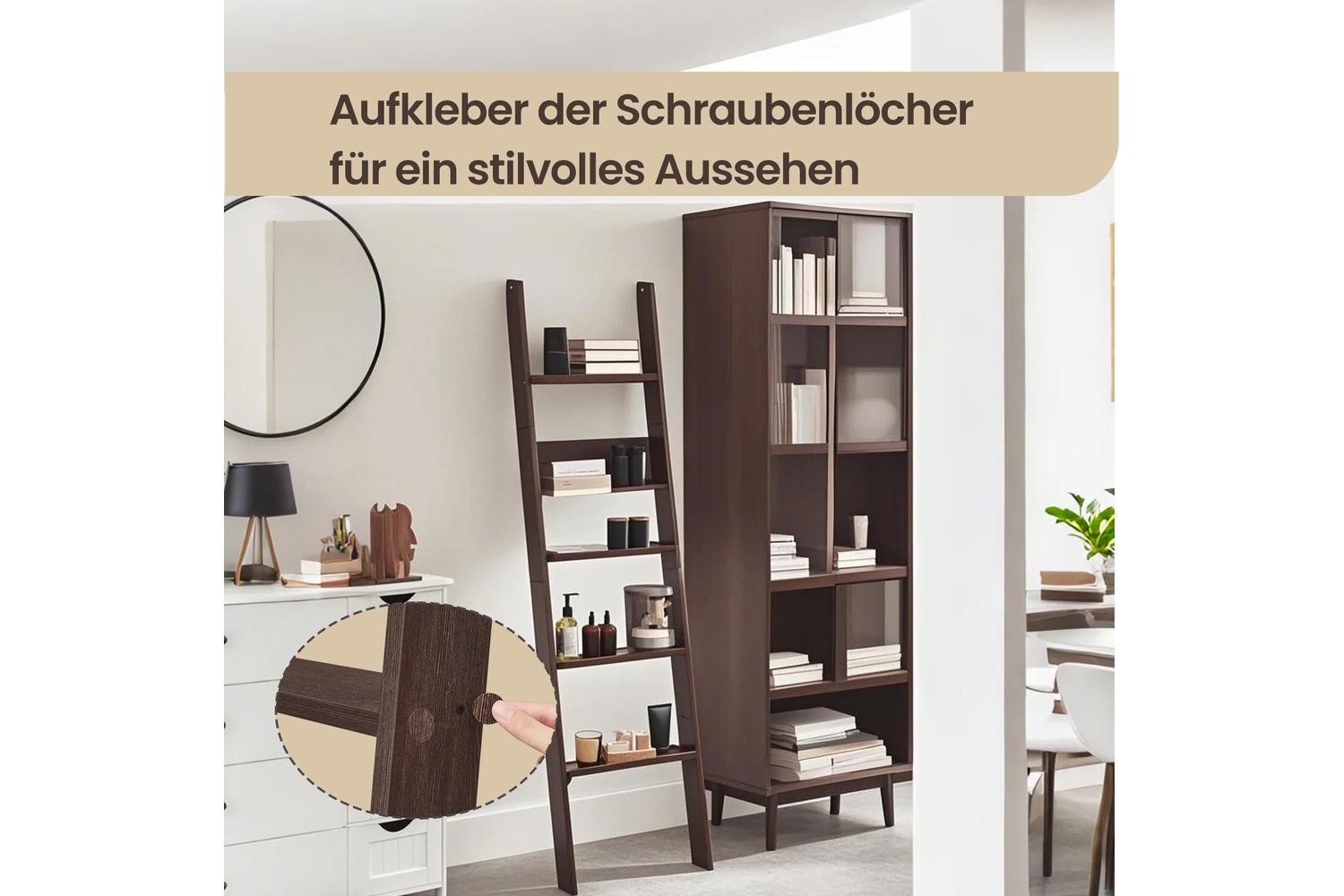 Blanket Shelf | Ladder Shelf | Chipboard | 160 Cm-3