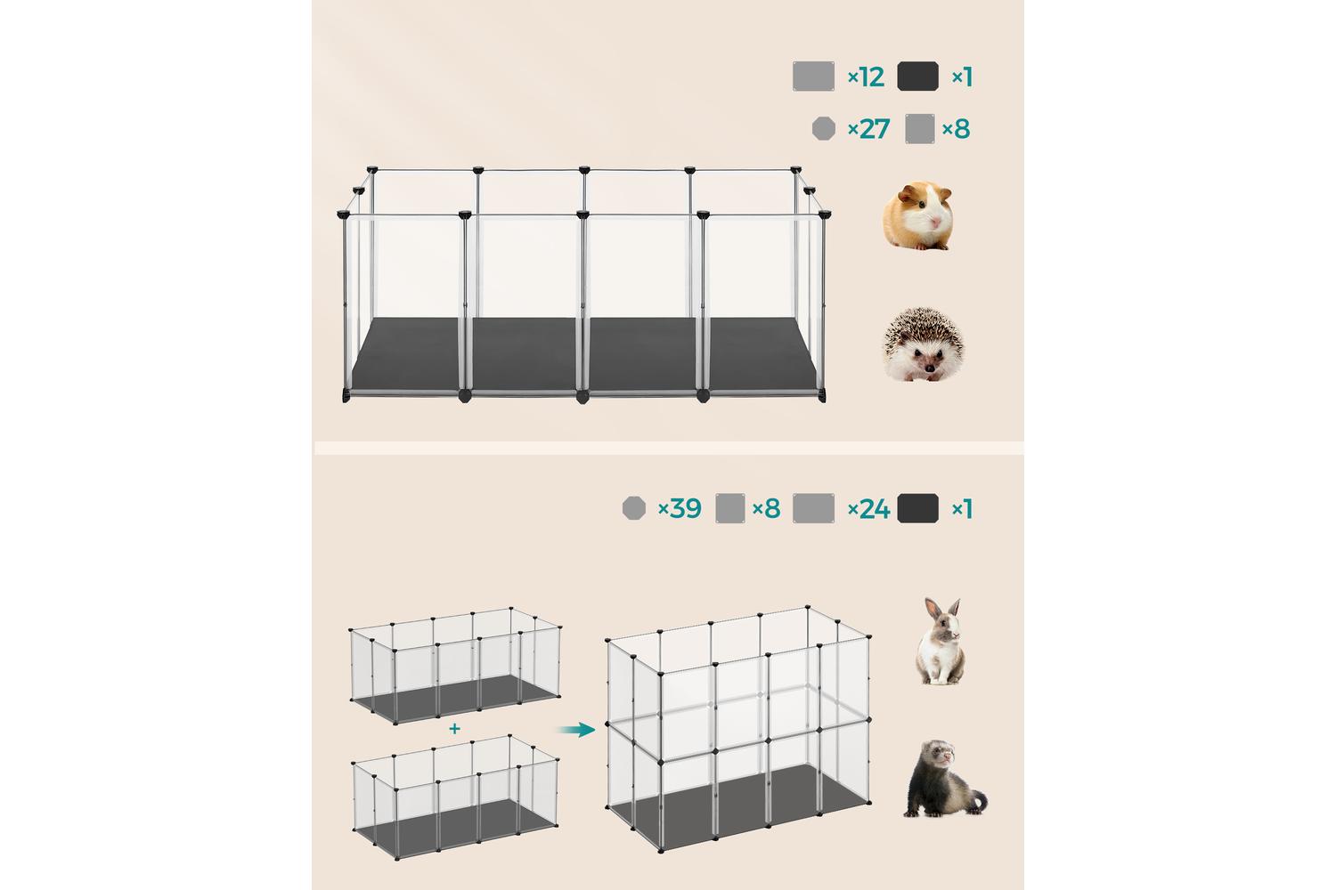 Pet Fence Lpc011w01 | Pet Playpen | Plastic And Oxford Fabric | Large-2