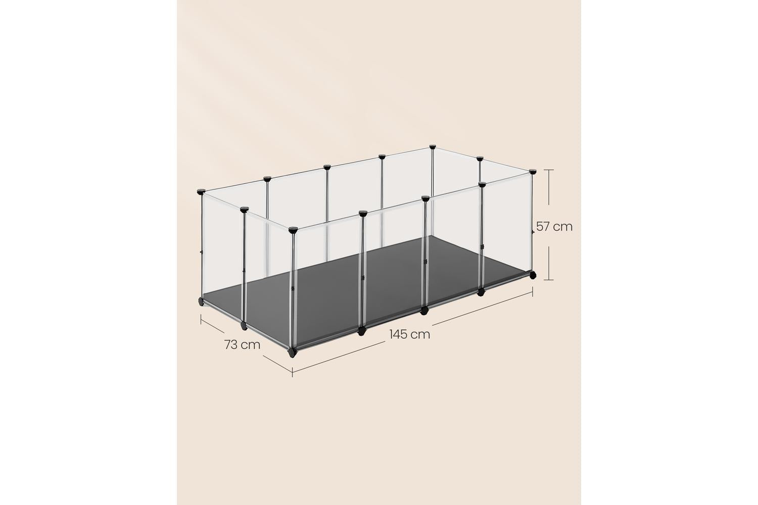 Pet Fence Lpc011w01 | Pet Playpen | Plastic And Oxford Fabric | Large-5