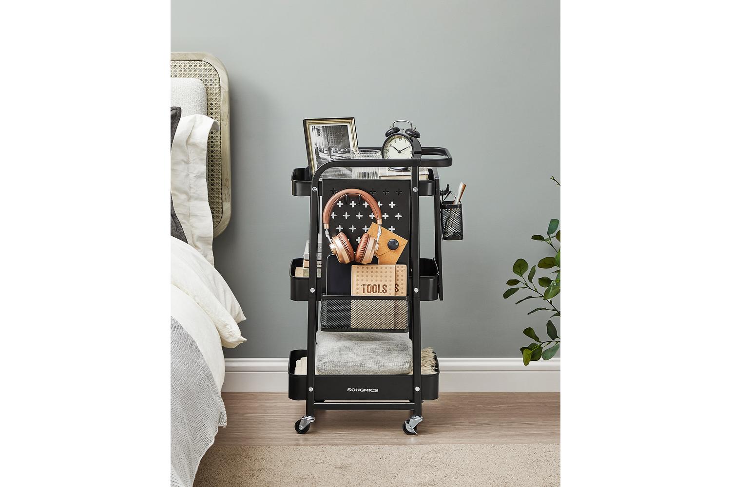 Songmics Storage Cart | Steel | 3-tier-2