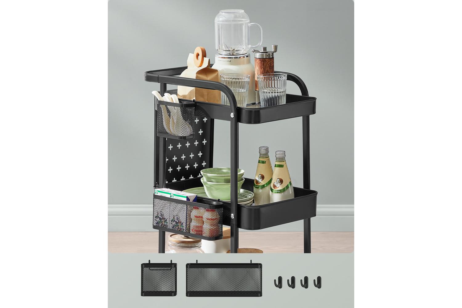 Songmics Storage Cart | Steel | 3-tier-4