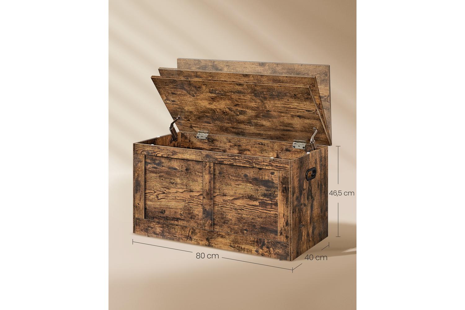 Shoe Bench | Storage Bench | Wood Effect | 80cm-4