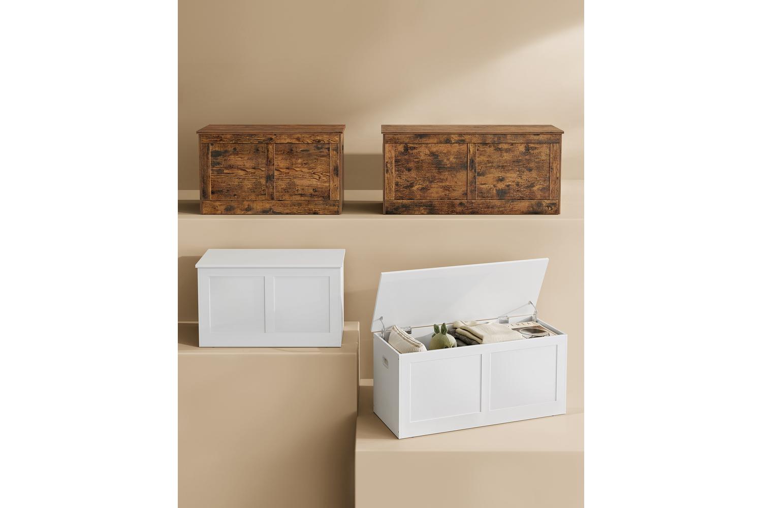 Shoe Bench | Storage Bench | Wood Effect | 80cm-5