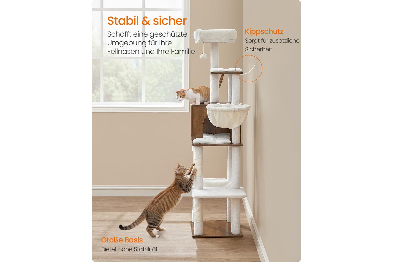 Cat Tree | Cat Tree | Particle Board And Sisal | 165 Cm-5