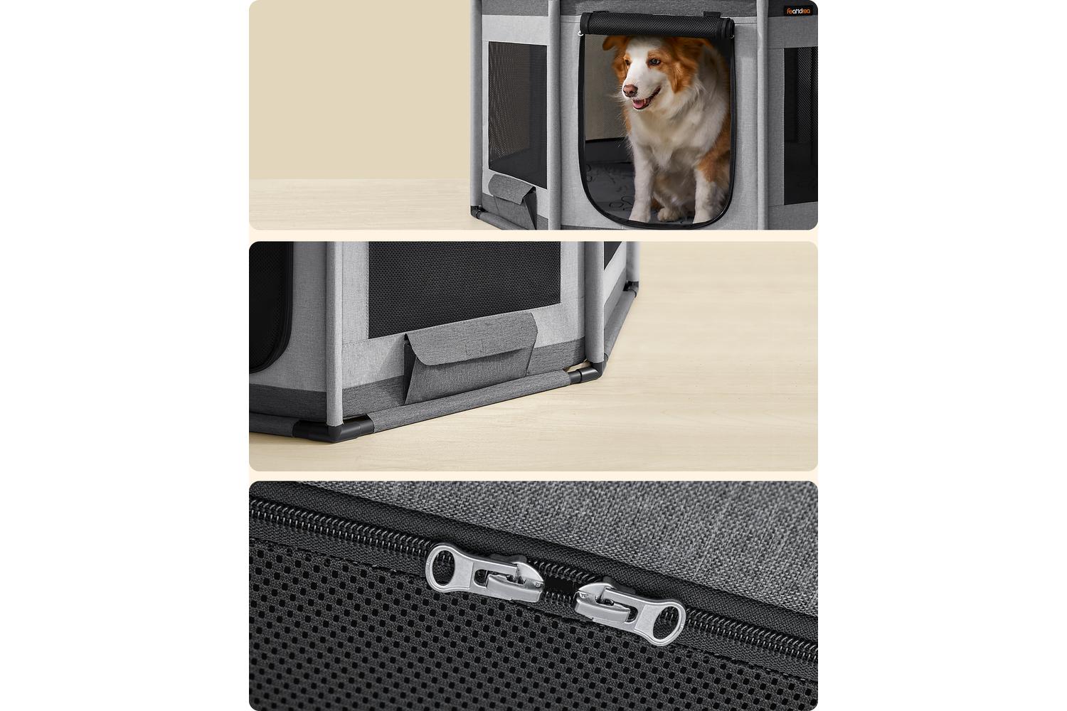 Dog Playpen | Pet Playpen | Oxford Fabric | 112 X 112 X 76 Cm-7