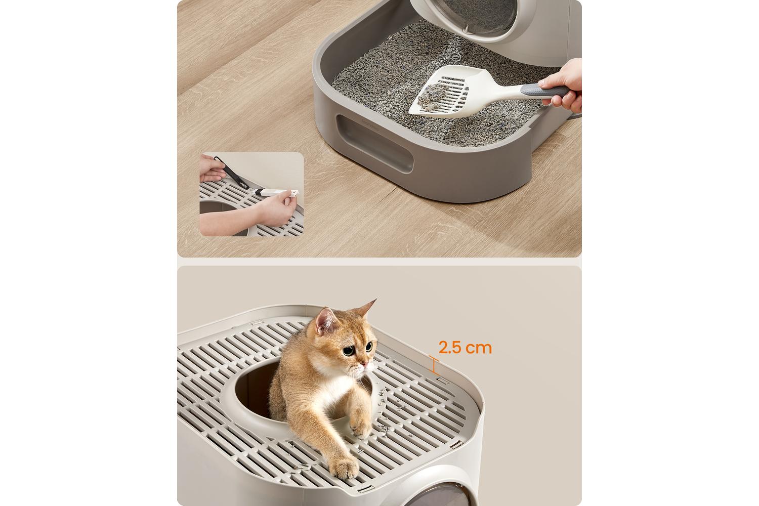 Cat Litter Box Ppt002g01 | Cat Litter Box | Polypropylene | Extra Large-3