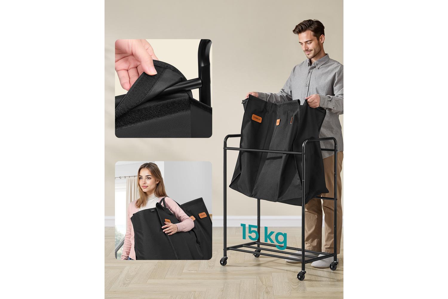 Laundry Sorter | Laundry Organiser | Oxford Fabric | 170l-4