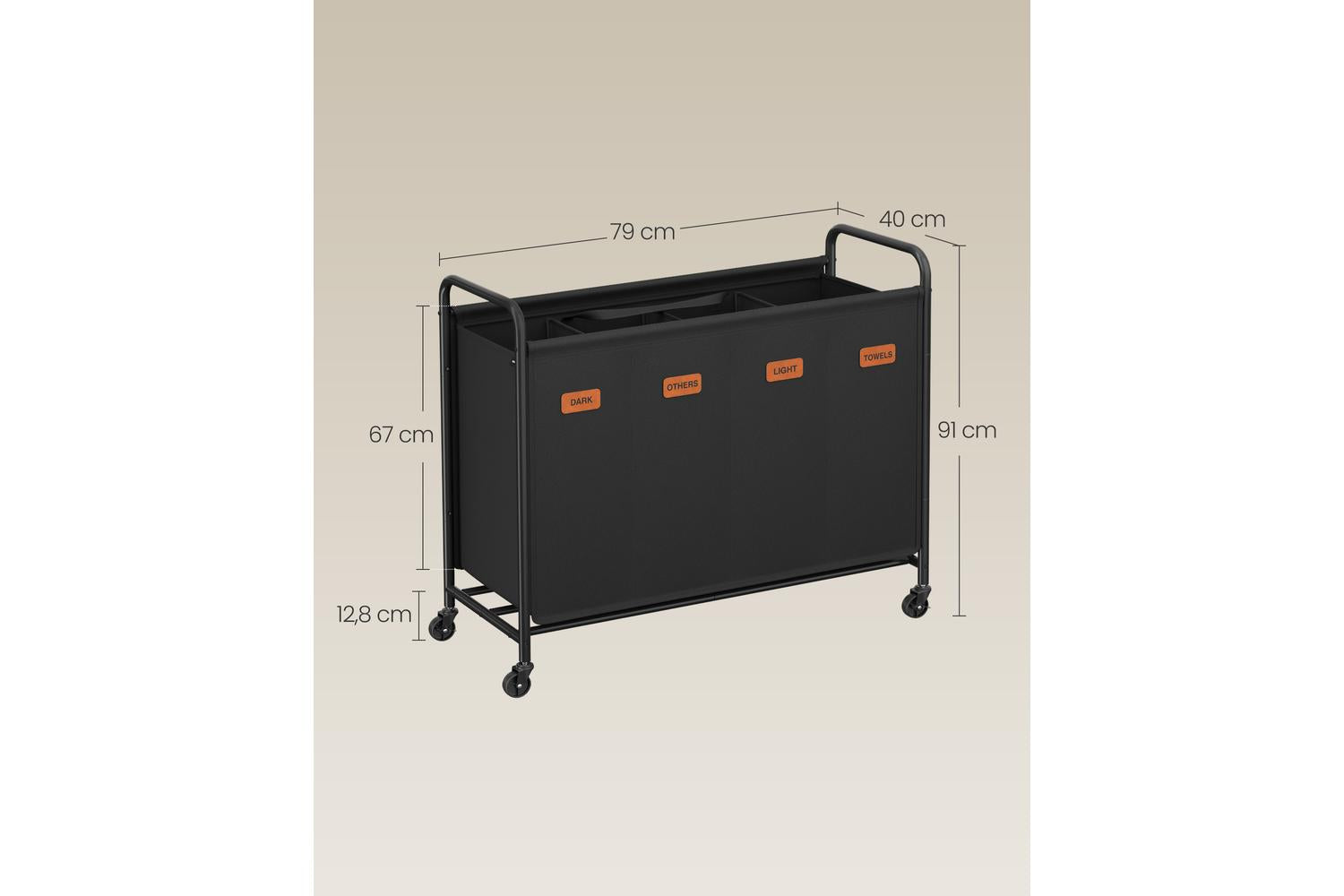 Laundry Sorter | Laundry Organiser | Oxford Fabric | 200l-5