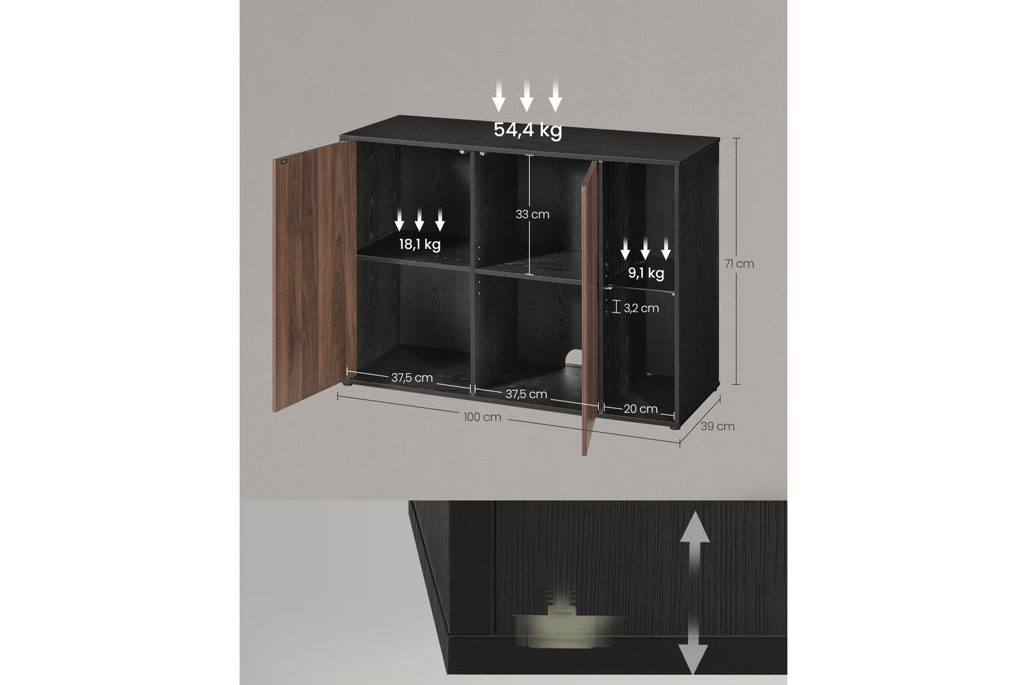 Storage Cabinet | Storage & Organisation | Songmics Home-3