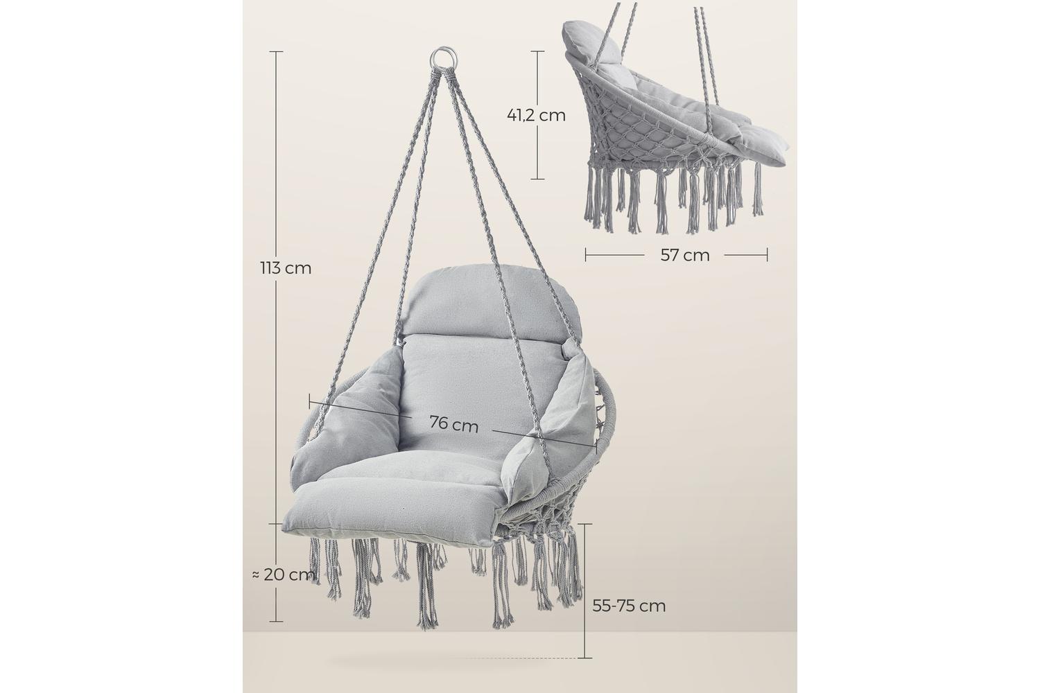 Hammock Chair | Hanging Chair | Cotton Blend | Standard Size-3