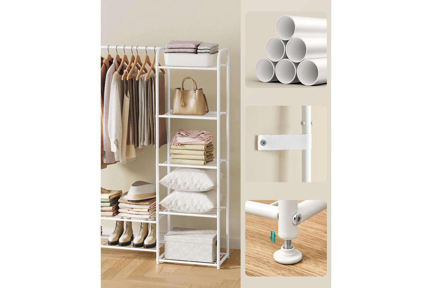 Open Wardrobe | Clothes Storage | Steel | 125 Cm-3