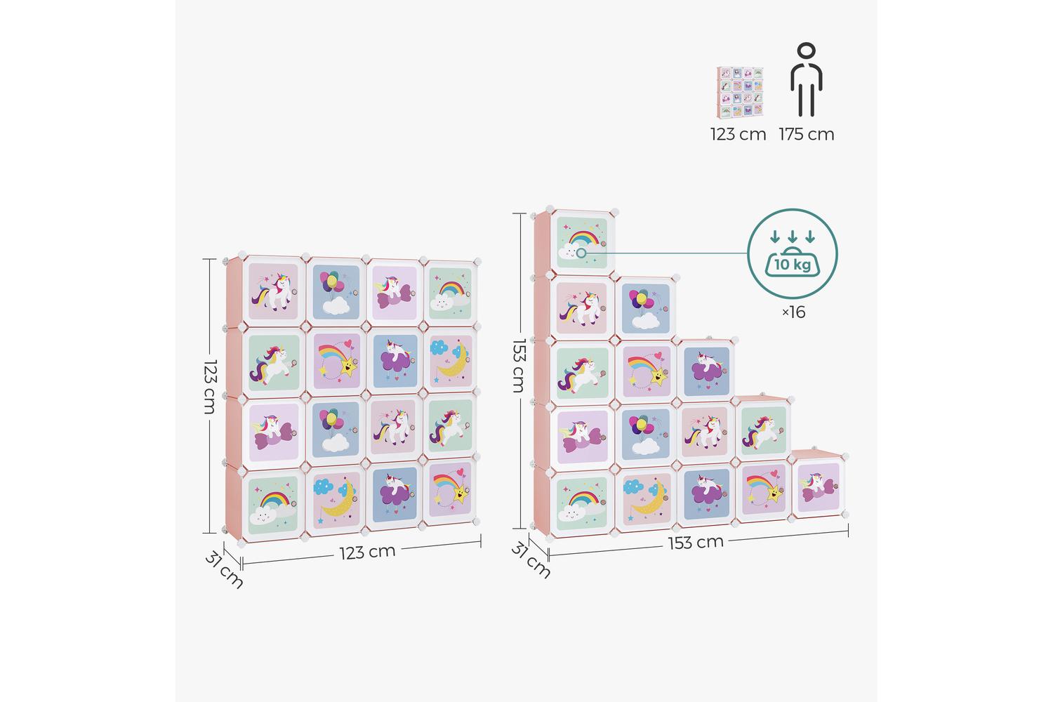 Plastic Cube Storage | Modular Shelving Unit | Plastic | 30 X 30 X 30 Cm-6