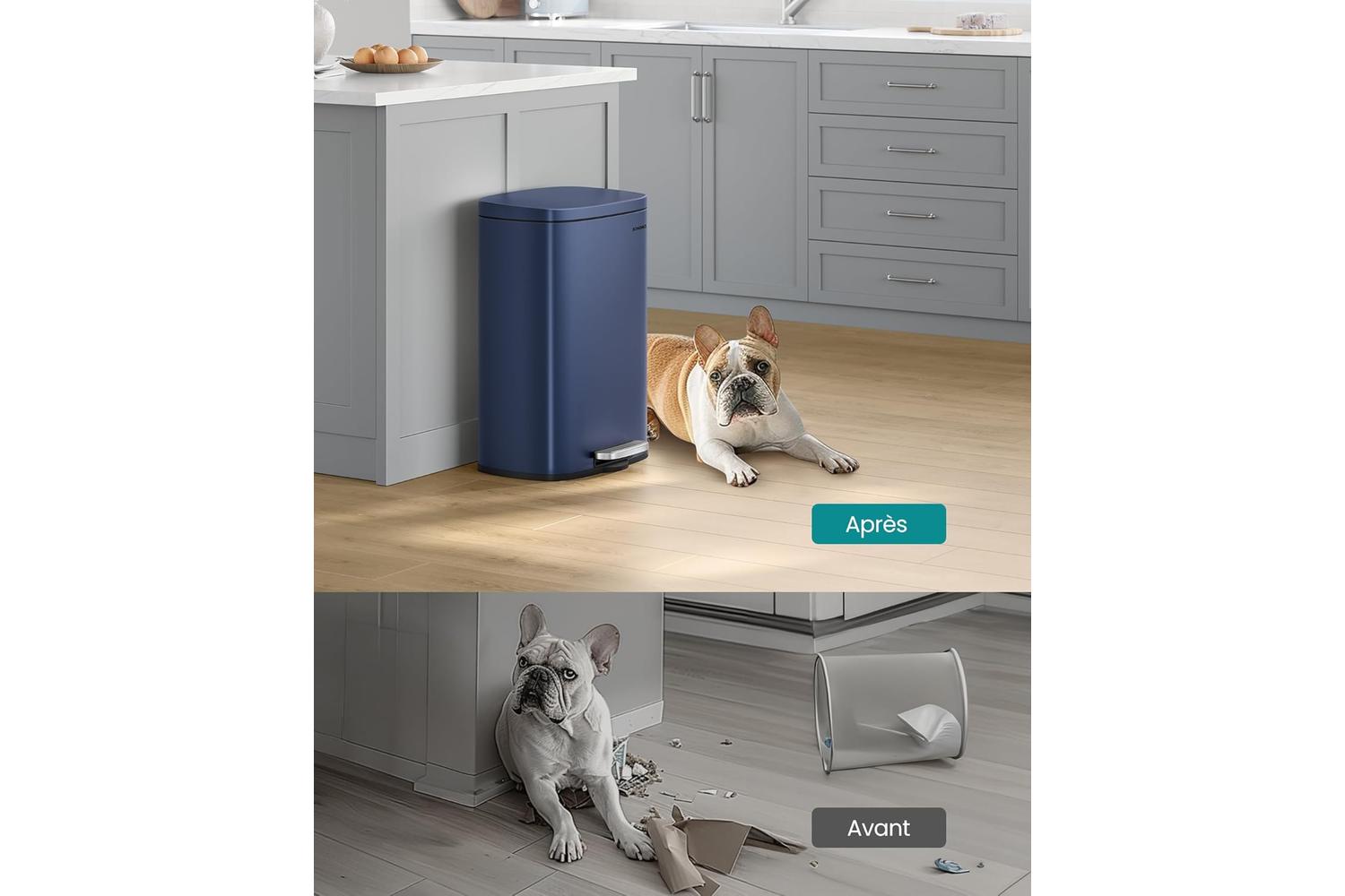 Songmics Trash Can | Pedal Bin | Steel | 50l-6