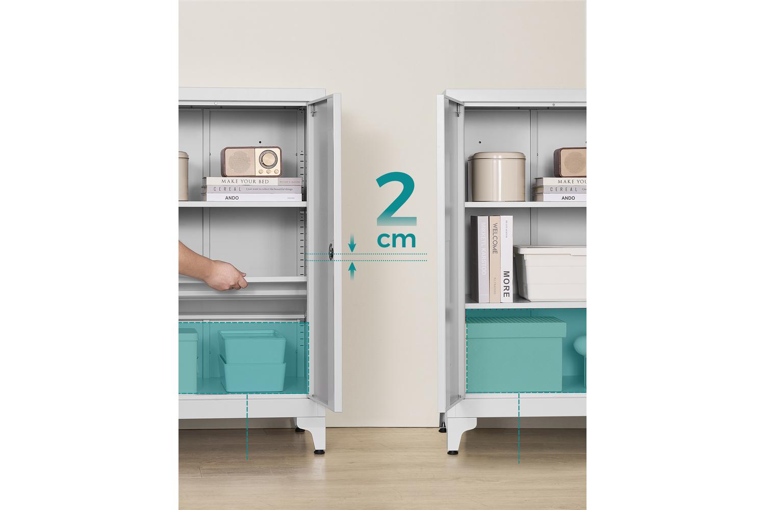 File Cabinet | Storage Cabinet | Steel | 40 X 60 X 90 Cm-2