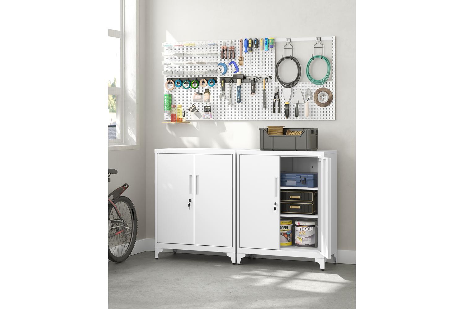 File Cabinet | Storage Cabinet | Steel | 40 X 80 X 90 Cm-2