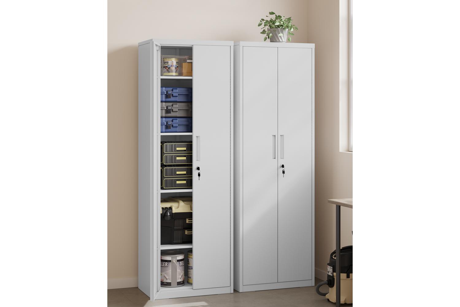 Songmics File Cabinet | Metal Storage Cabinet | Powder-coated Steel | 180 Cm-2