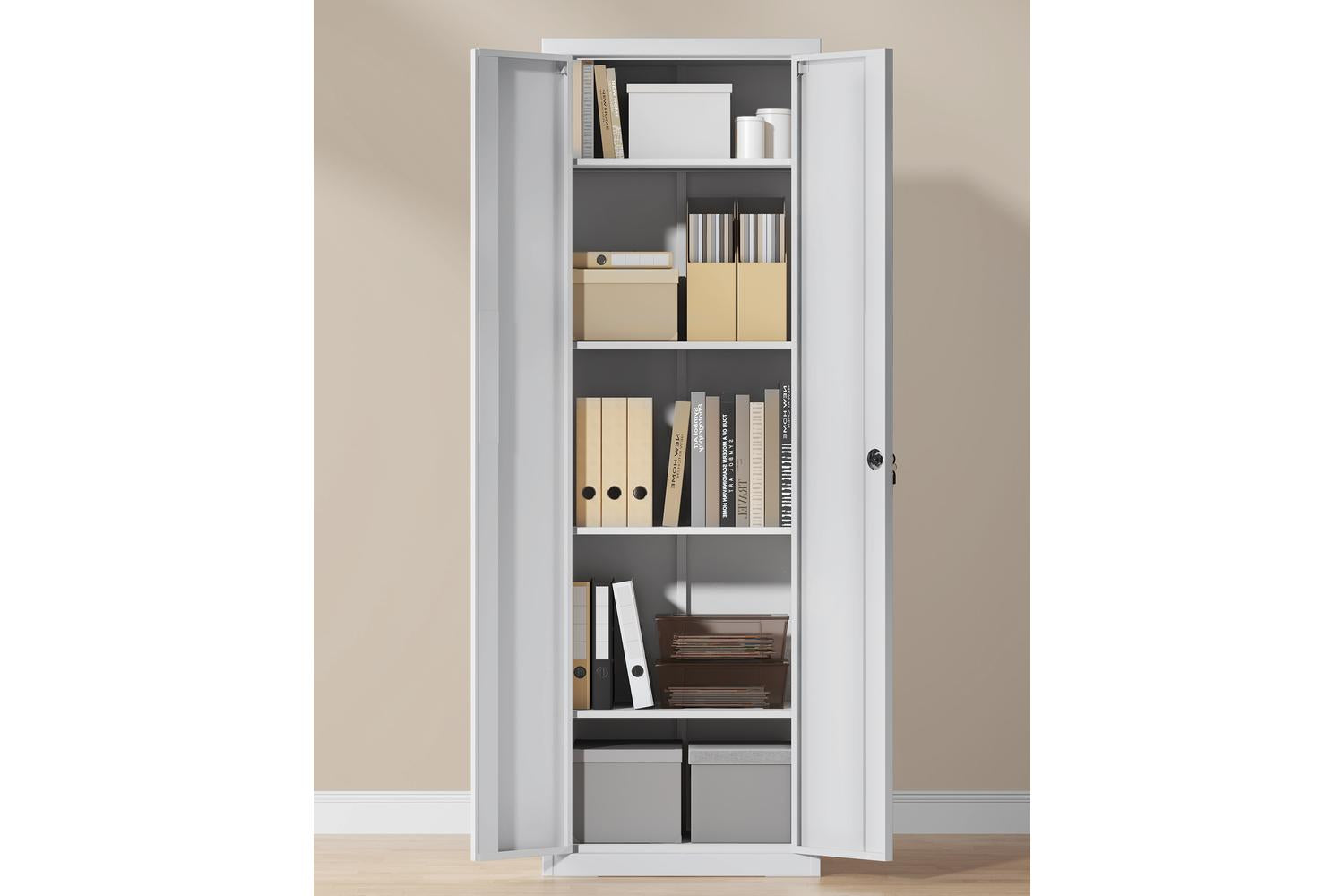 Songmics File Cabinet | Metal Storage Cabinet | Powder-coated Steel | 180 Cm-4