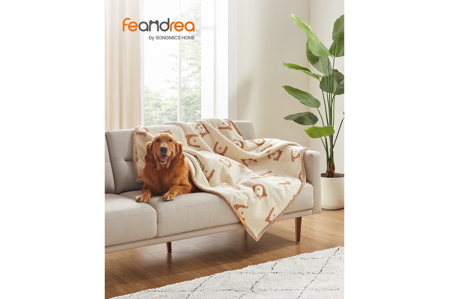 Waterproof Blanket For Dogs | Pet Blanket | Sheepskin And Flannel | Medium-2