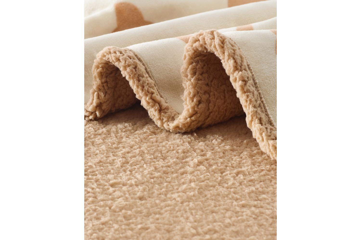 Waterproof Blanket For Dogs | Pet Blanket | Sheepskin And Flannel | Medium-5