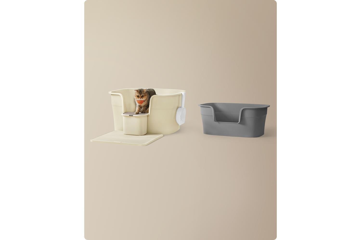 Cat Litter Box Ppt003k02 | Cat Litter Box | Plastic | Extra Large-3