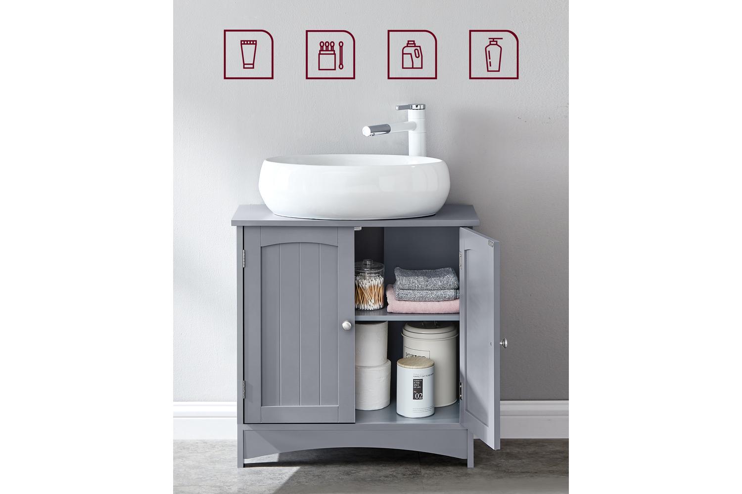 Under Sink Cabinet | Bathroom Storage | Mdf-2