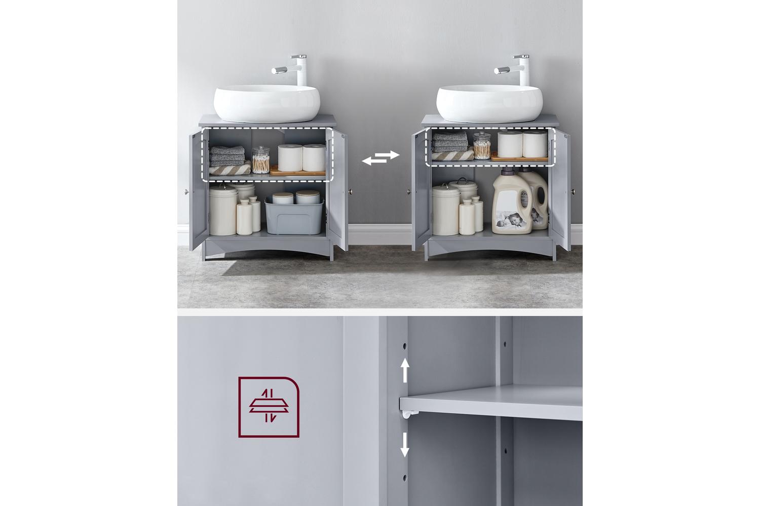 Under Sink Cabinet | Bathroom Storage | Mdf-3