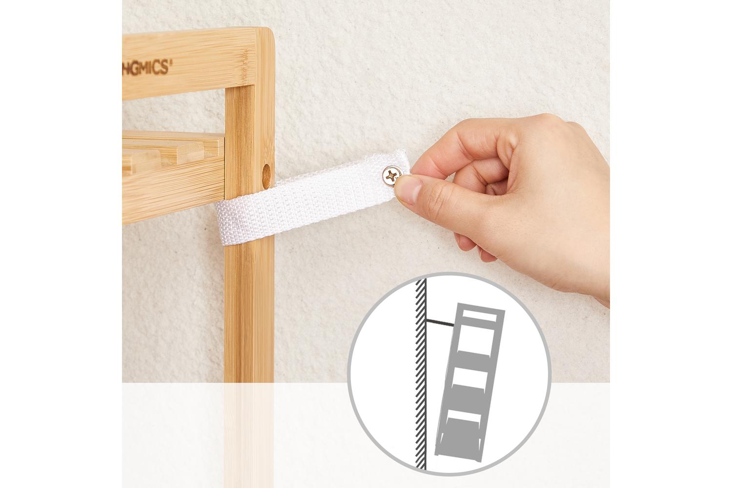 Bamboo Shelf | Storage Shelf | Bamboo | Five Tier-8