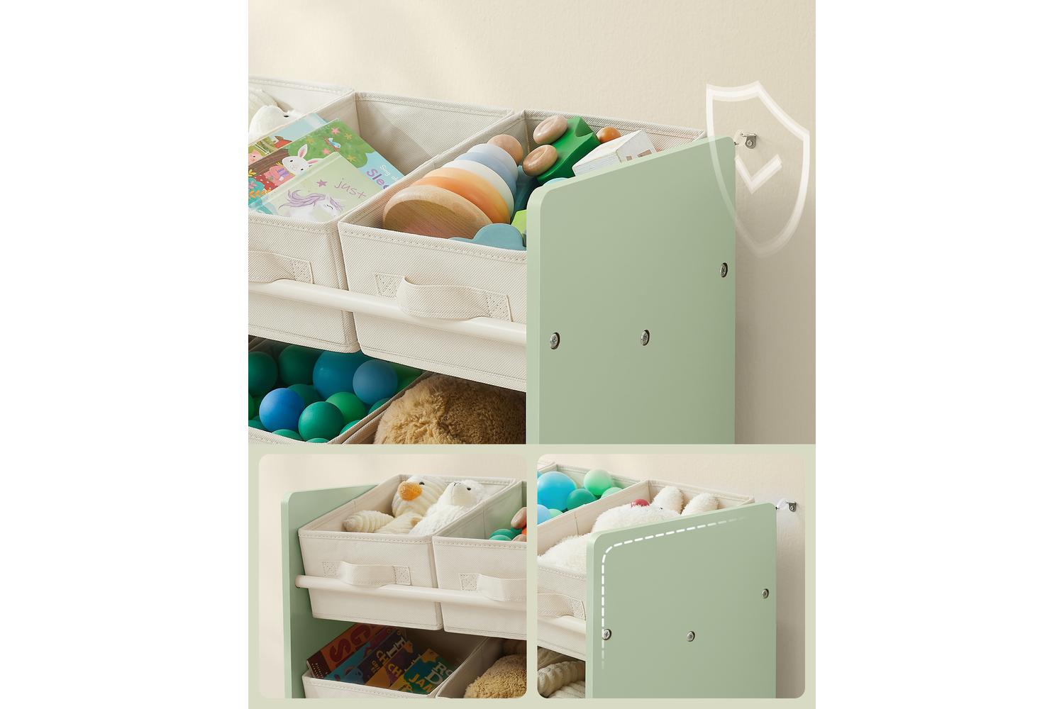 Toy Storage Shelf | Toy Storage Shelf | Chipboard | 9 Boxes-4