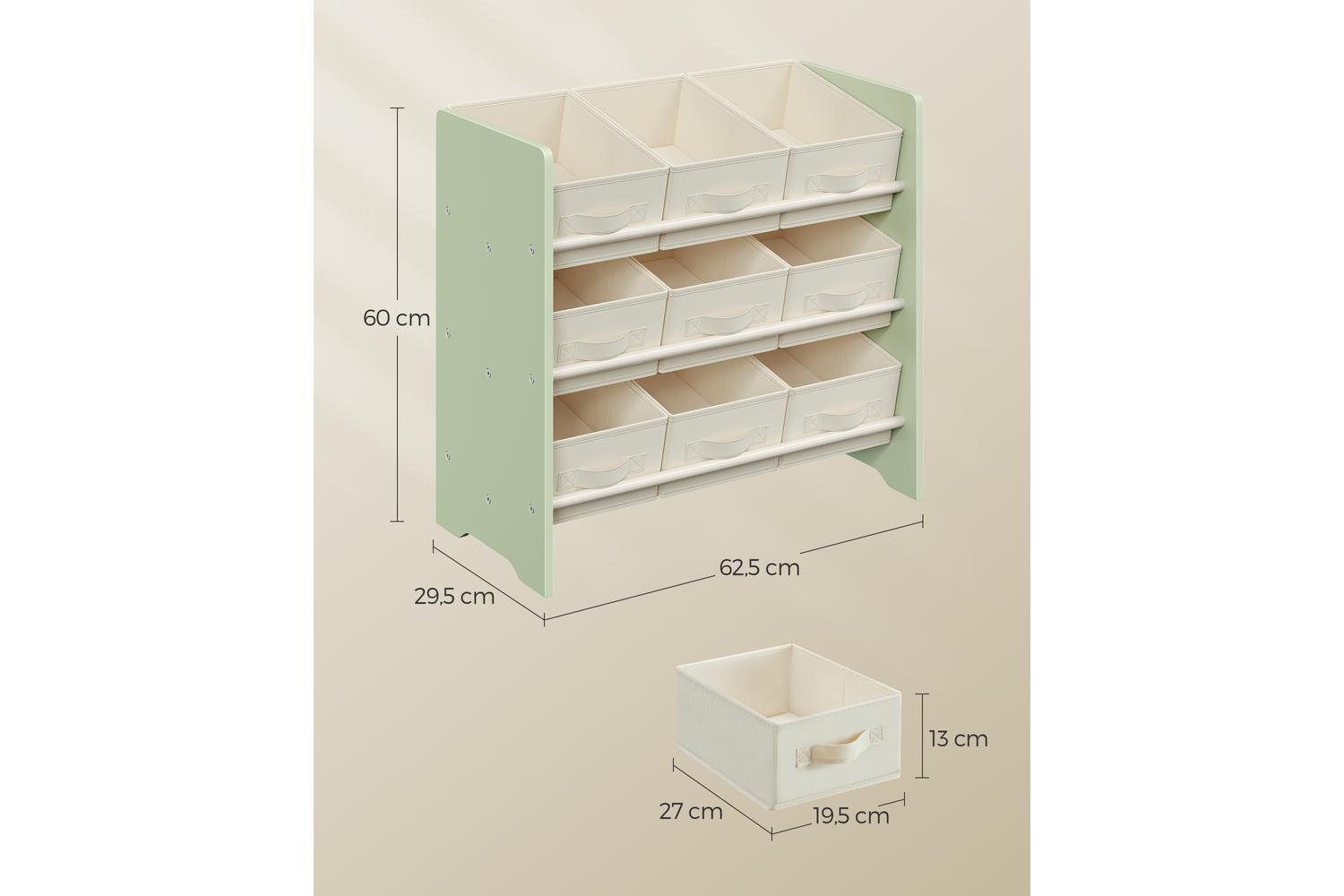 Toy Storage Shelf | Toy Storage Shelf | Chipboard | 9 Boxes-6