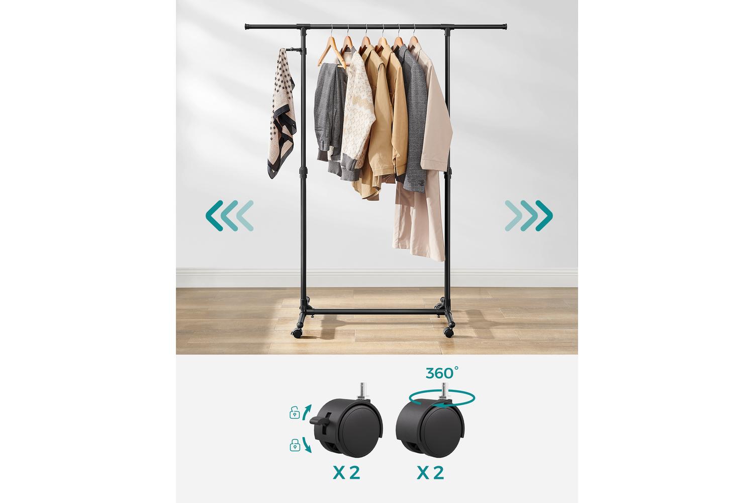 Songmics Coat Rack | Steel | Adjustable Size-3