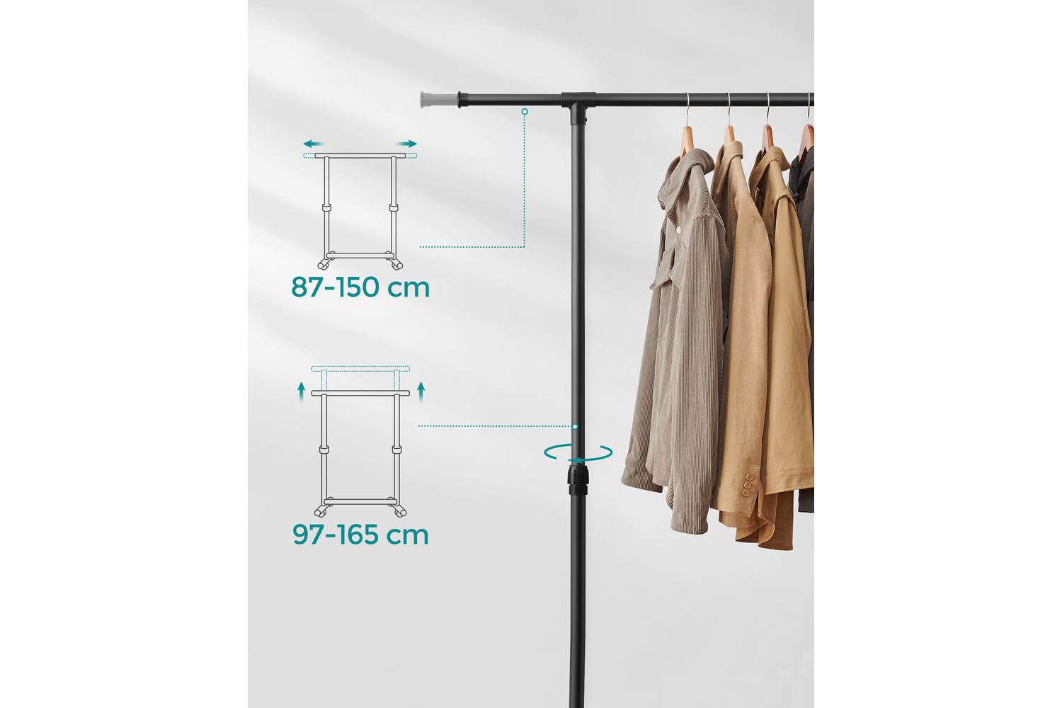 Songmics Coat Rack | Steel | Adjustable Size-4